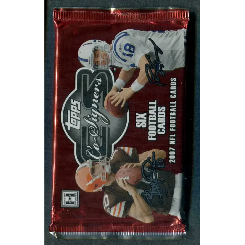 2007 Topps Co-Signers Football Unopened Pack (Hobby) (6)