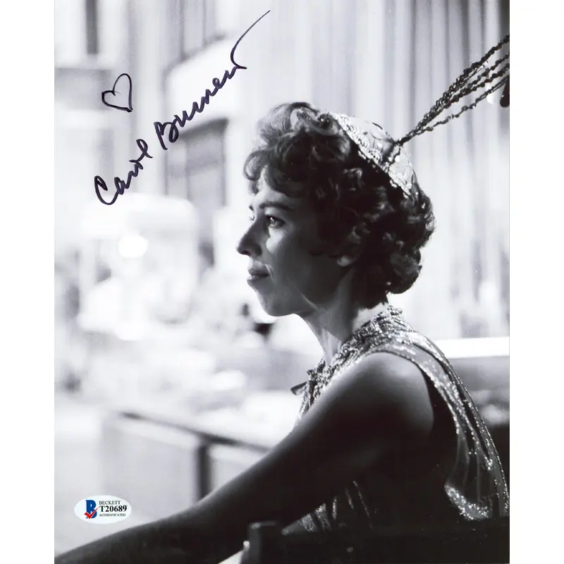 Carol Burnett Authentic Signed 8x10 Photo Autographed BAS #T20689