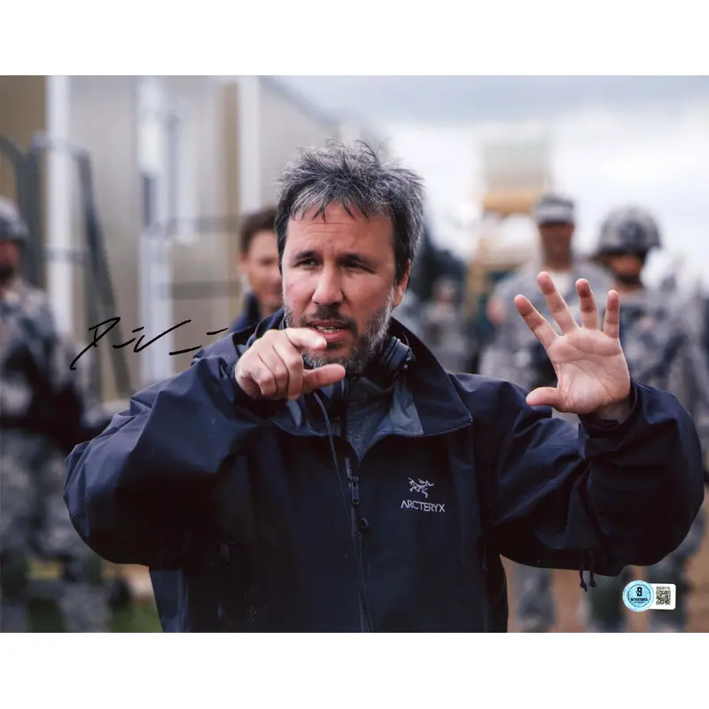 Denis Villeneuve Arrival Authentic Signed 11x14 Horizontal Photo BAS #BS05178