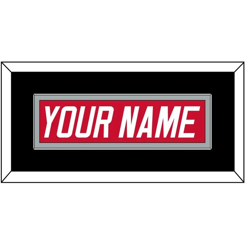 Carolina Nameplate - Road Red (1997-2000) - Single Mat 3