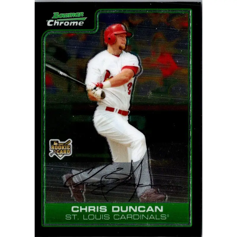 2006 Bowman Chrome Draft Picks & Prospects Chris Duncan #BDP9