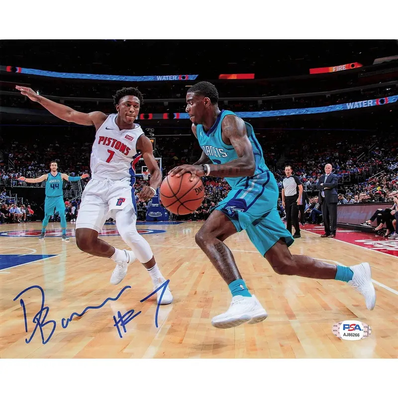 Dwayne Bacon signed 8x10 photo PSA/DNA Charlotte Hornets Autographed