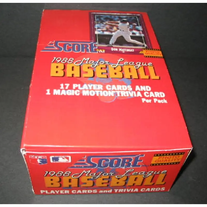 1988 Score Baseball Box