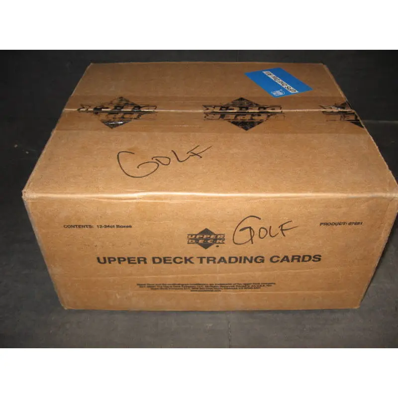 2001 Upper Deck Golf Case (Retail) (12 Box) (07661)